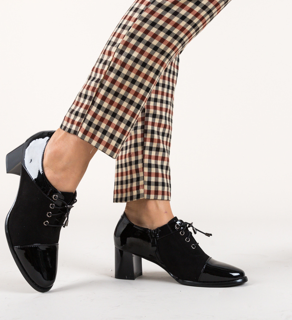 Pantofi fritz negri
