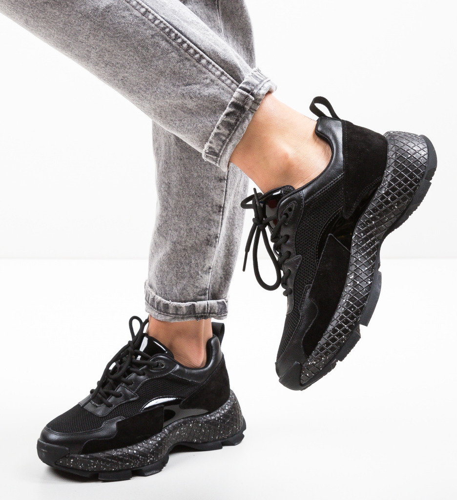 Pantofi Sport Sion Negri