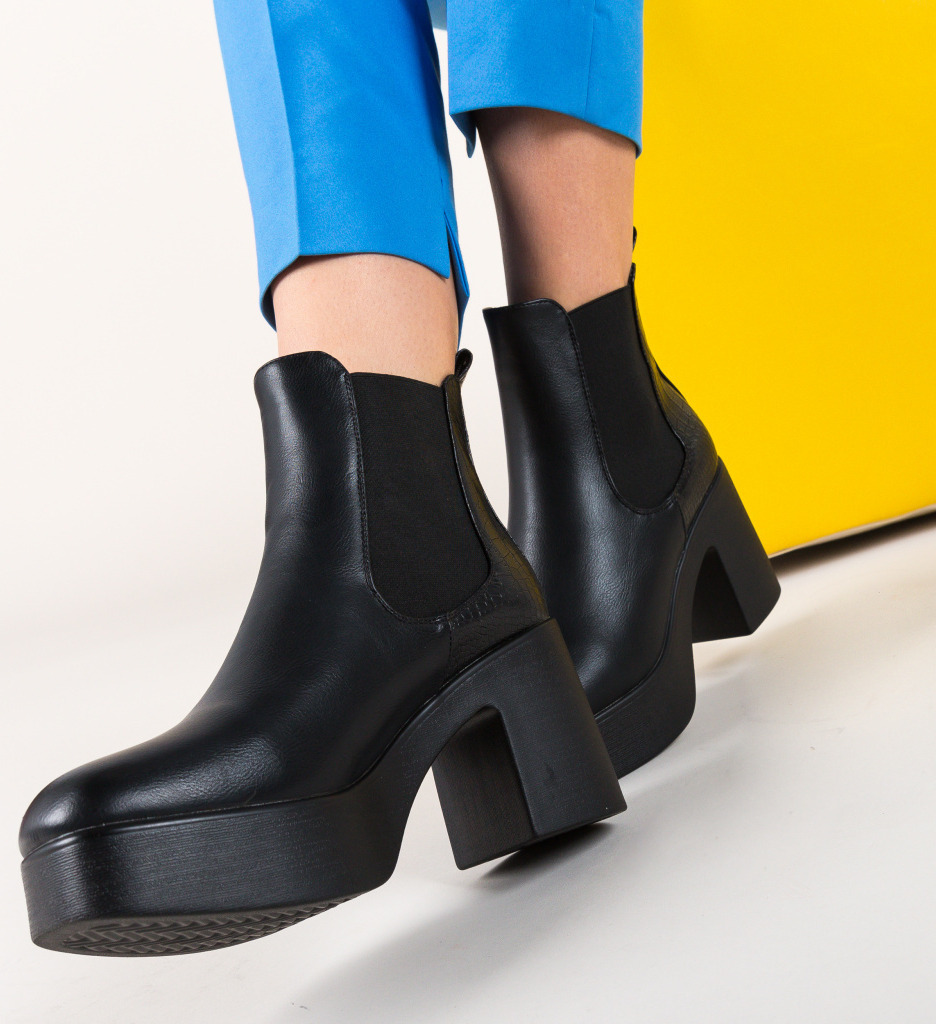 Botine cafeol negre