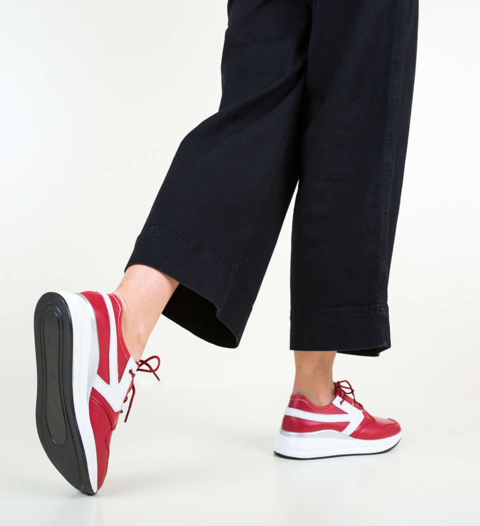 Pantofi Casual Arnol Rosii