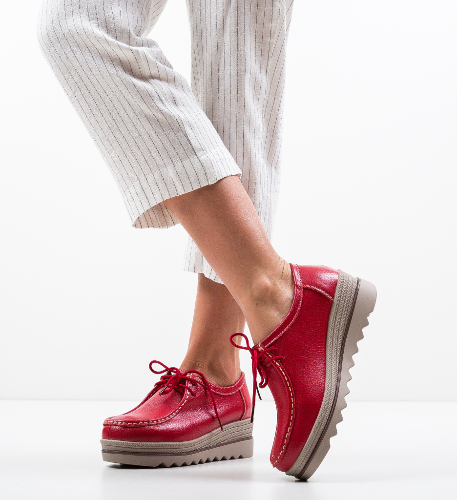 Pantofi Casual Bubina Rosii