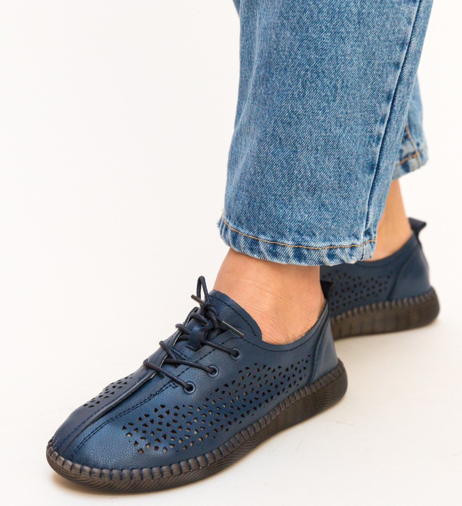 Pantofi casual crawler bleumarin