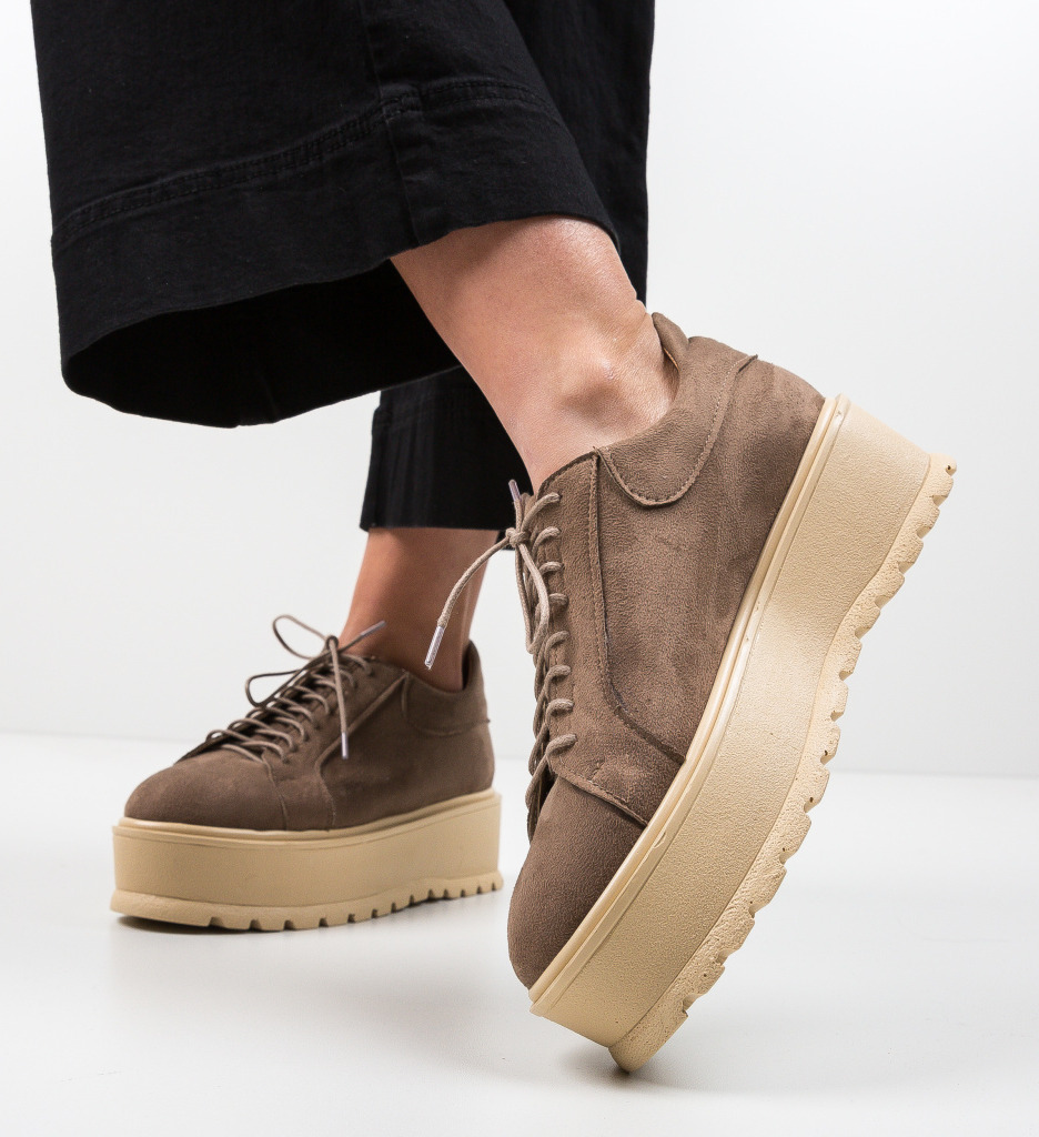 Pantofi Casual Dutano Khaki
