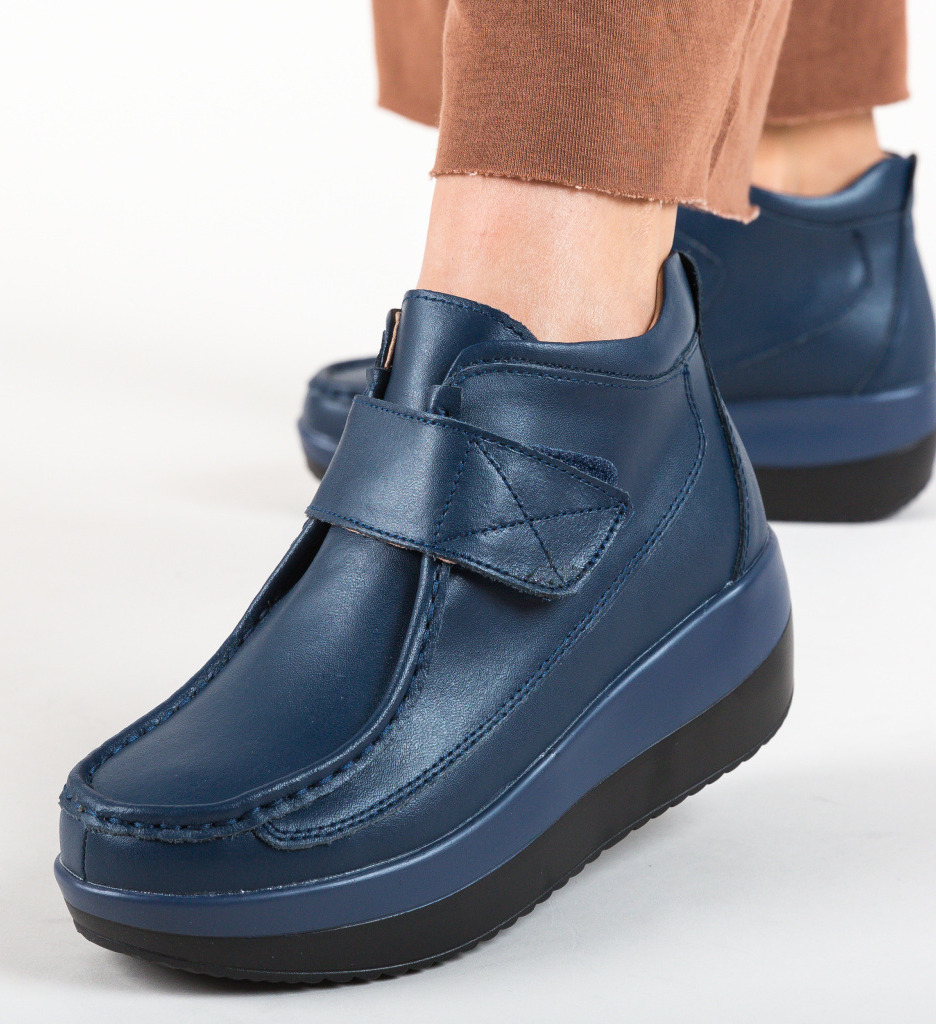 Pantofi casual euan bleumarin