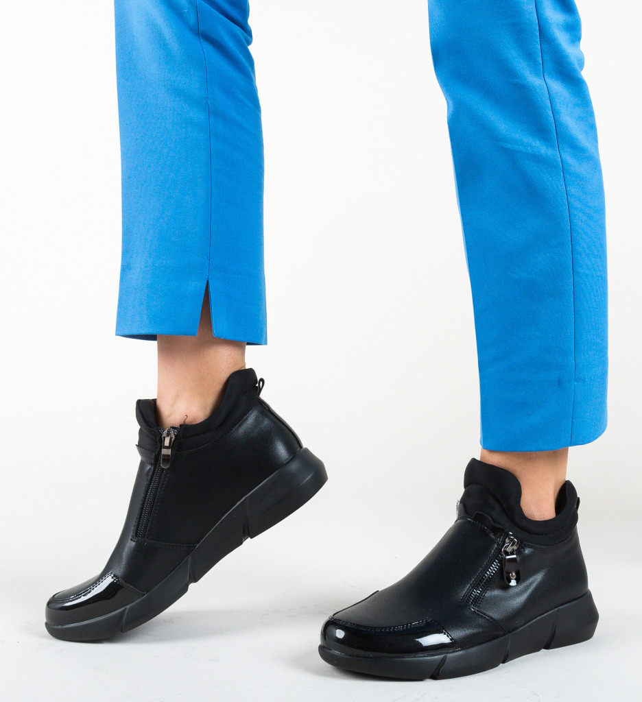 Pantofi casual fattibo negri