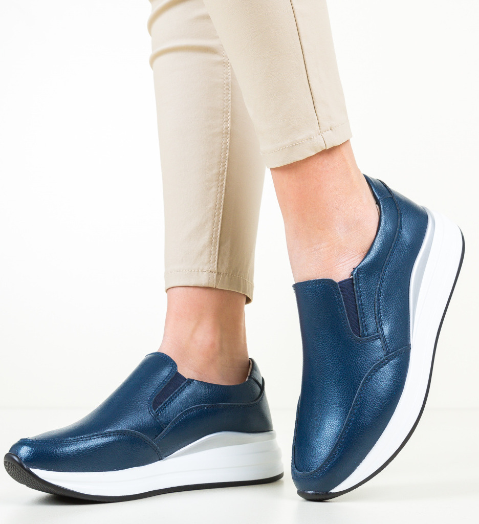 Pantofi Casual Gemma Bleumarin
