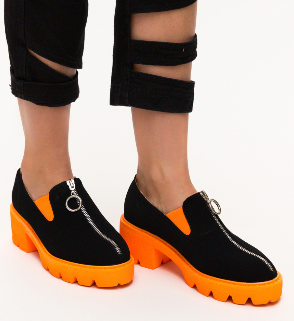 Pantofi Casual Polly Portocali