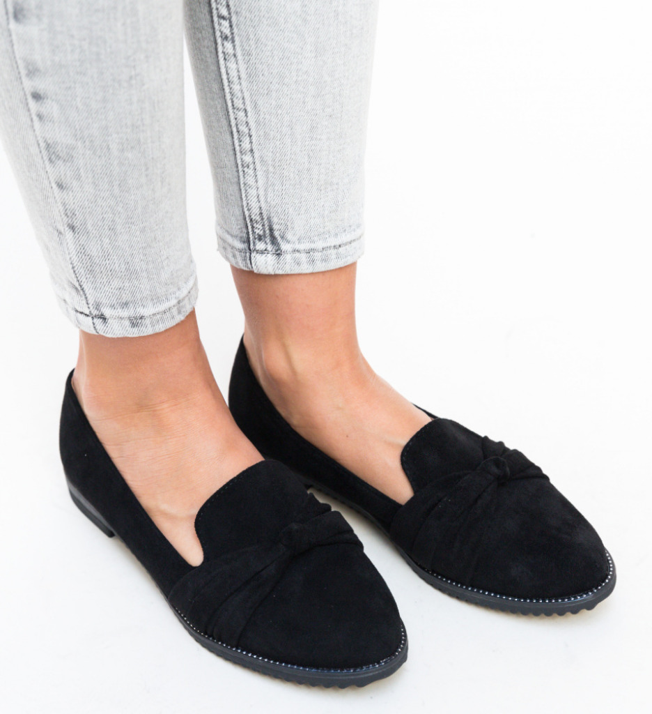 Pantofi casual vang negre