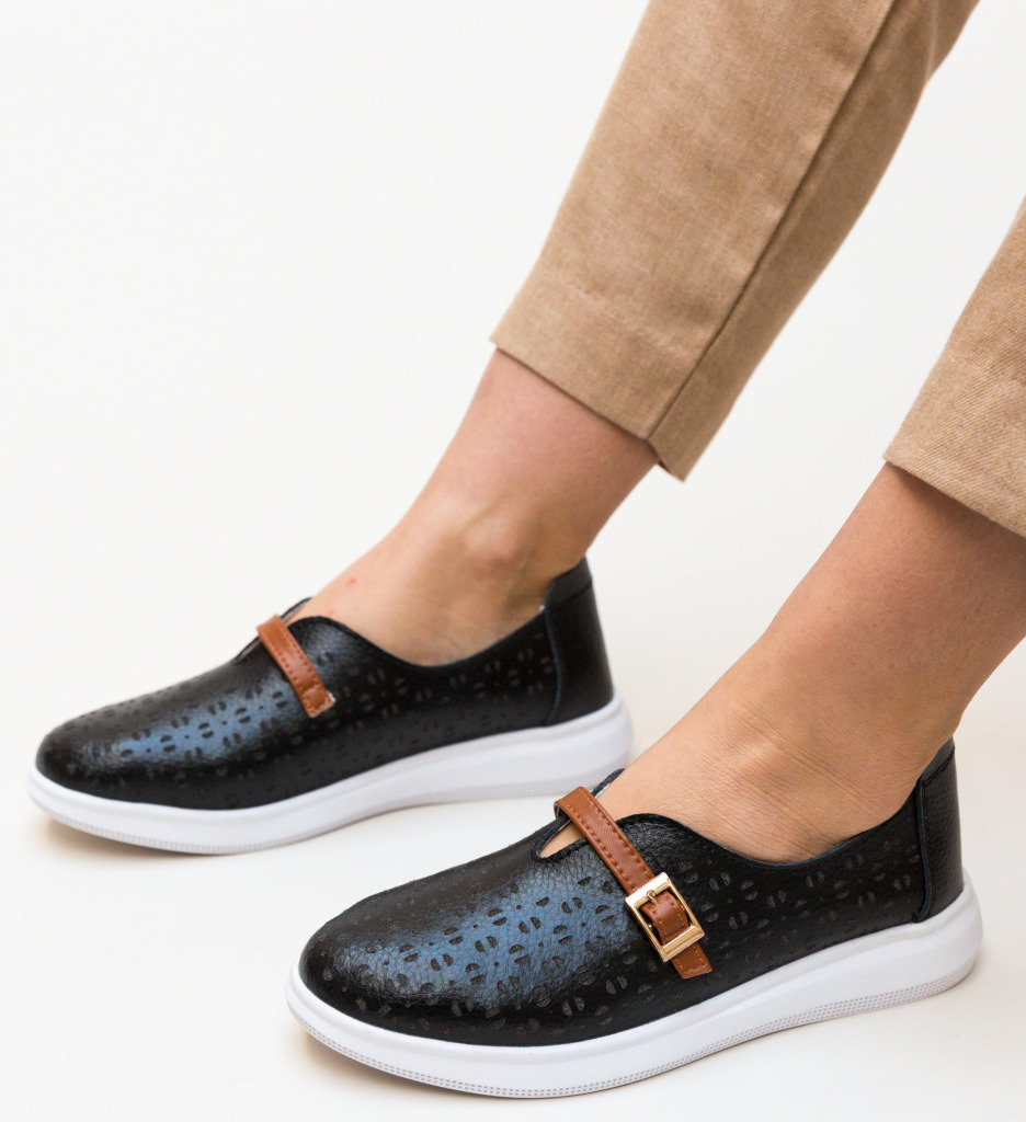 Pantofi casual vicez negri