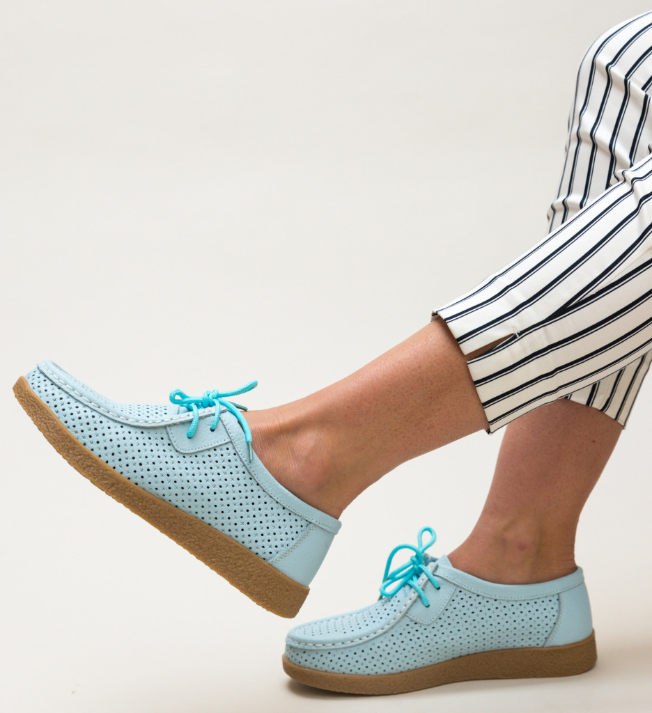 Pantofi casual yorker albastri