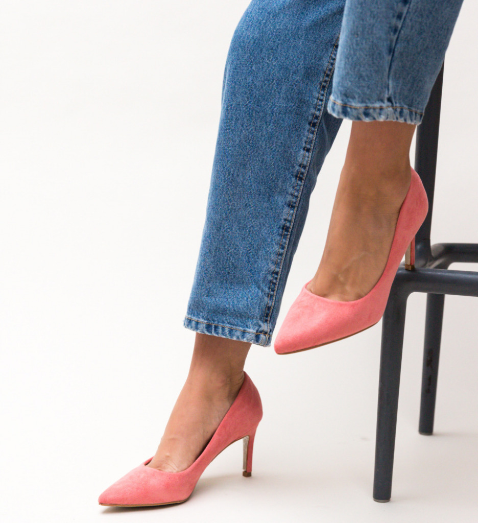 Pantofi deaco roz