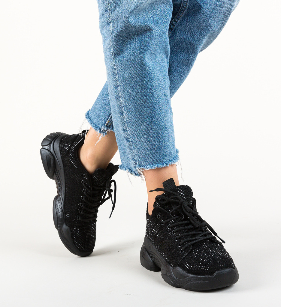 Pantofi sport eureka negri 2