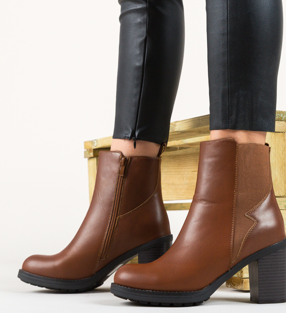 Botine gaines camel