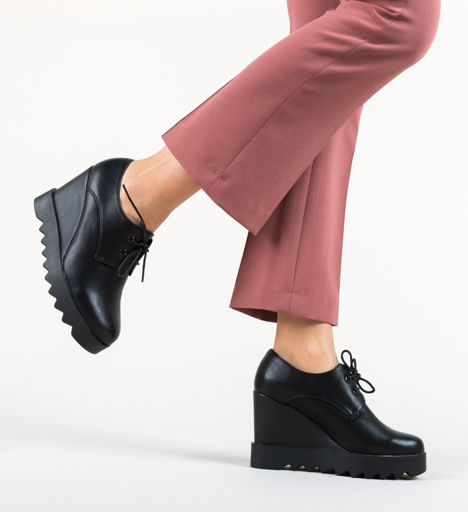Botine monty negre