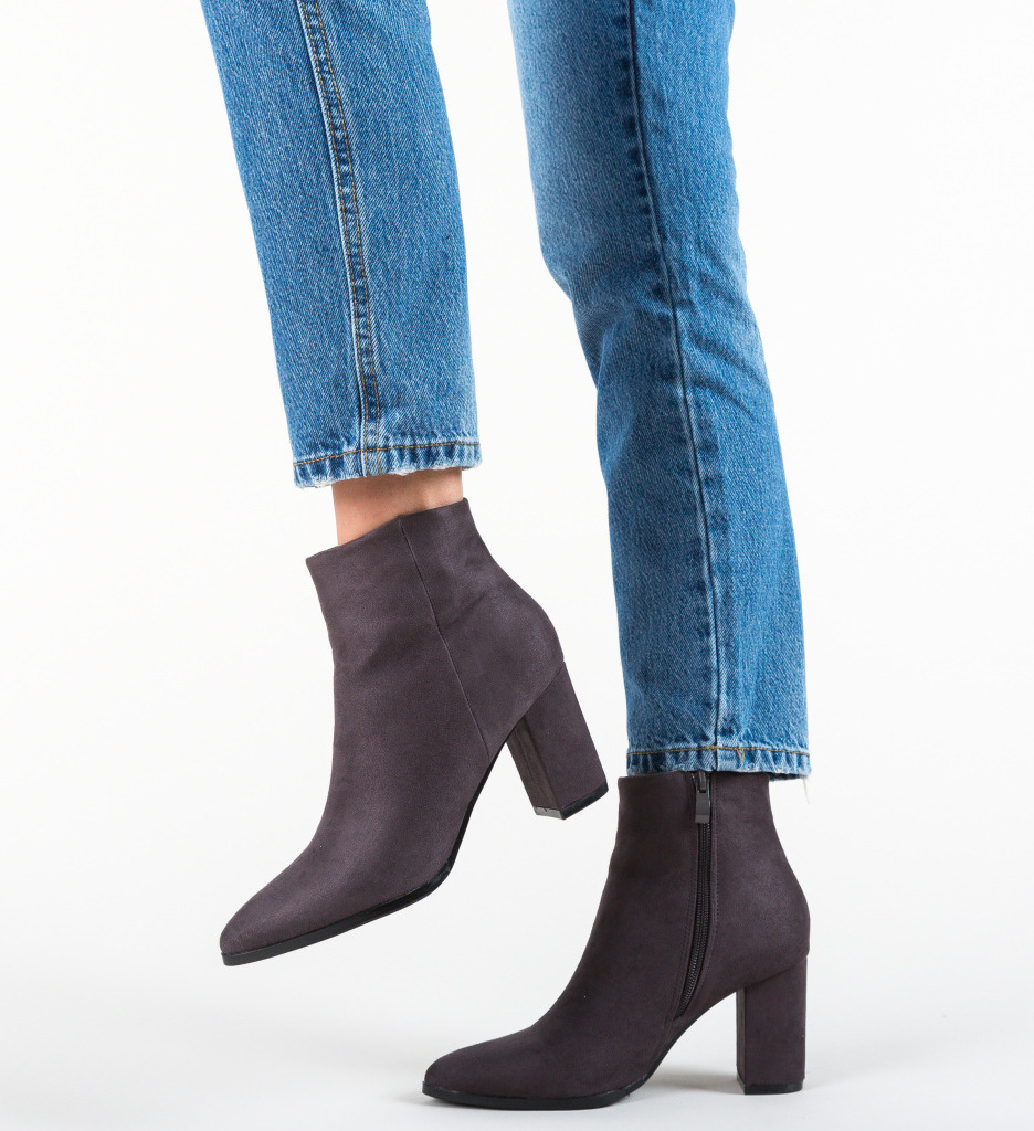 Botine rola gri
