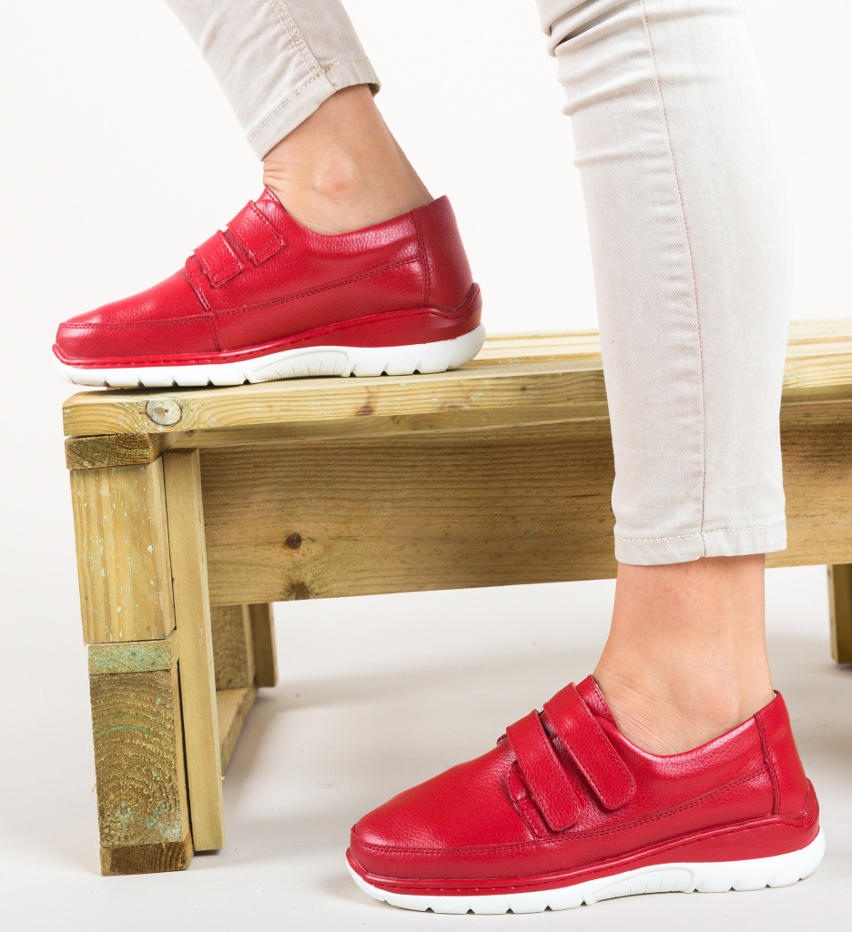 Pantofi casual grant rosii