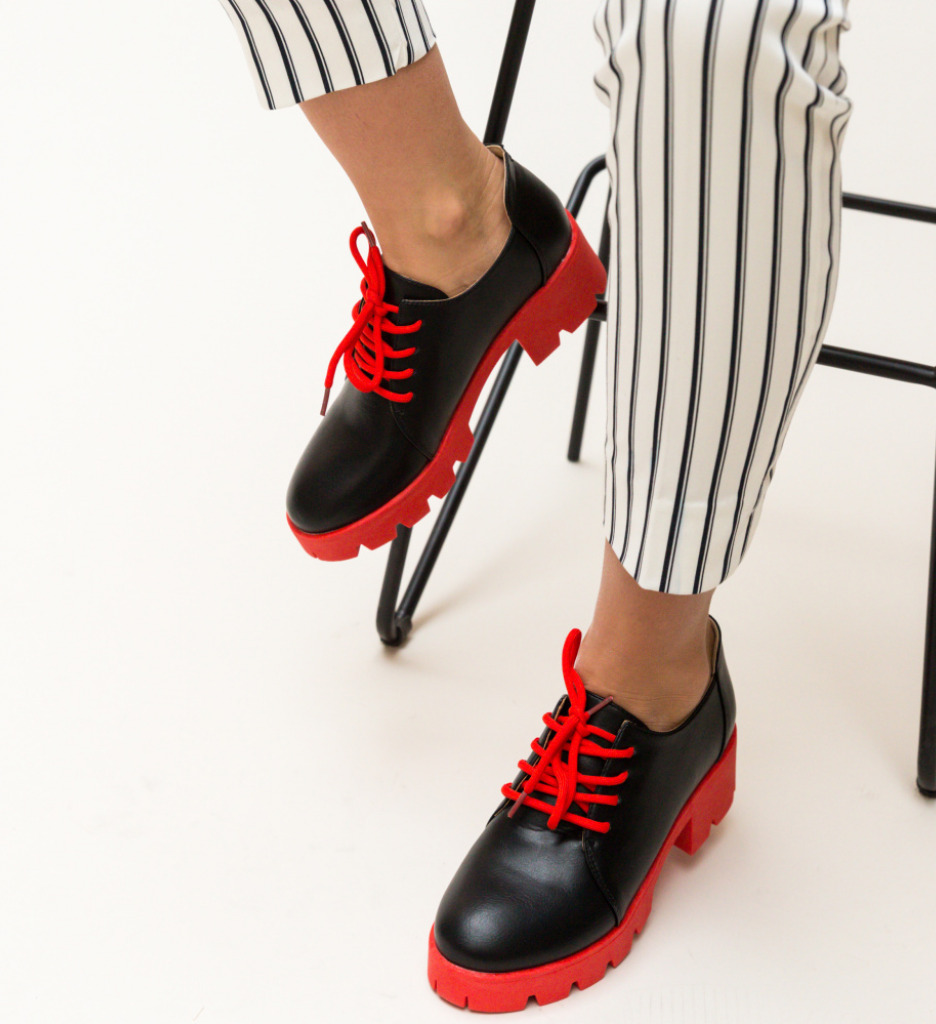 Pantofi Casual Hapino Rosii