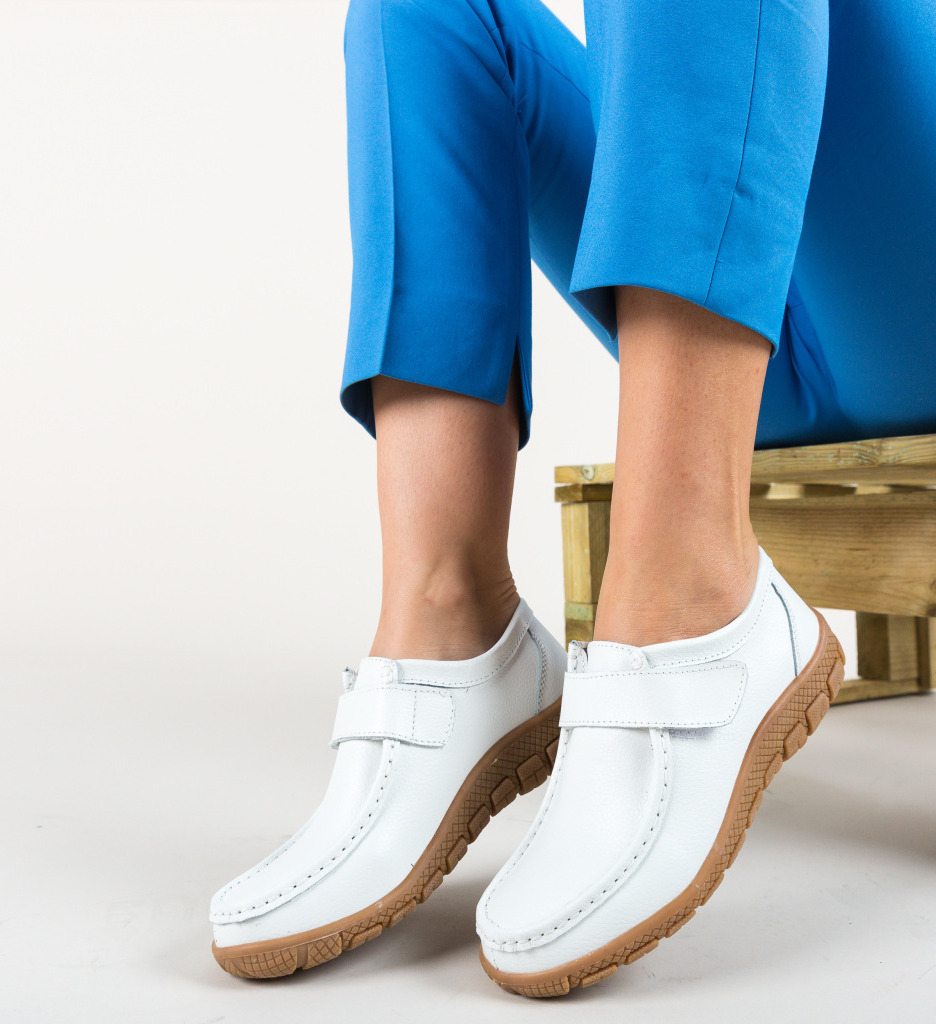 Pantofi casual kidd albi
