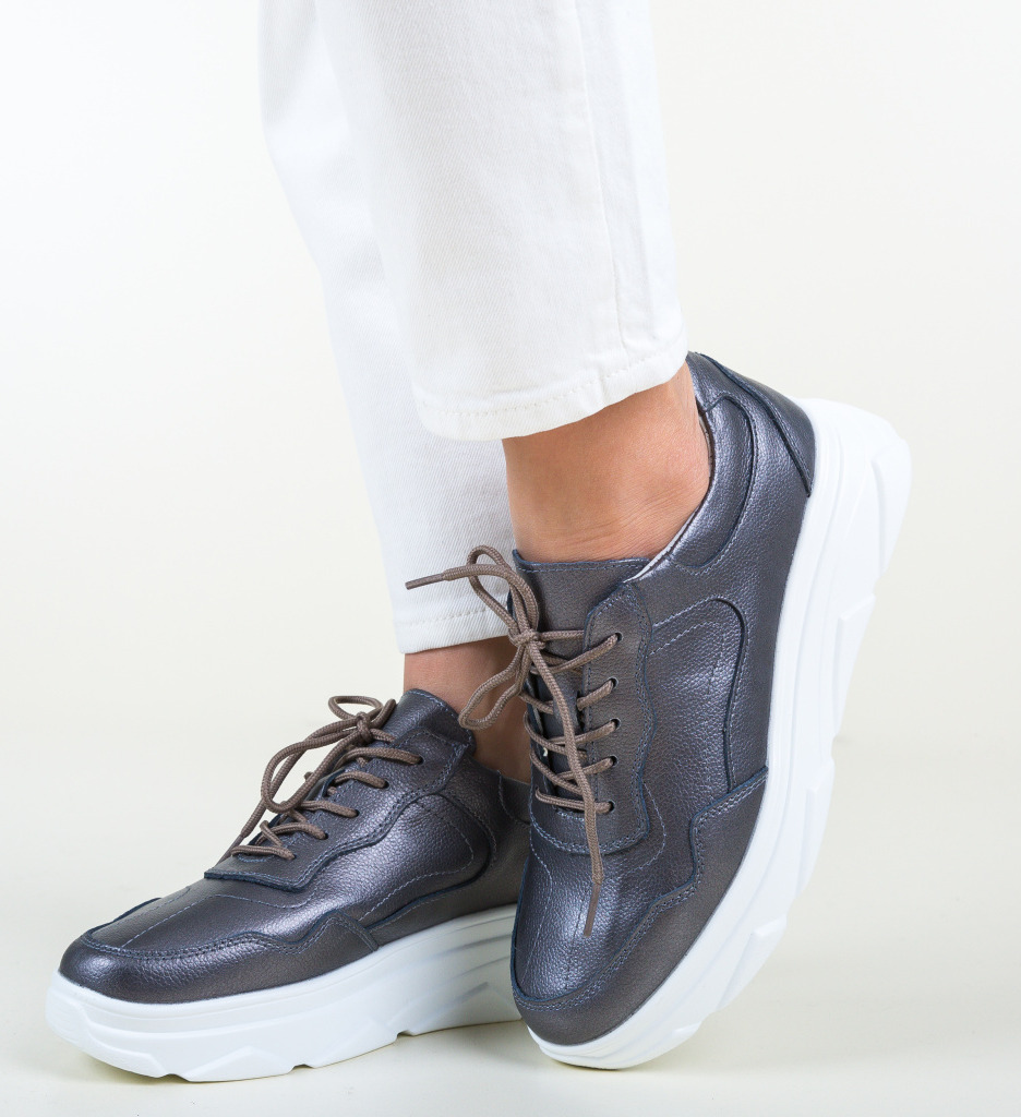 Pantofi Casual Nur Gri