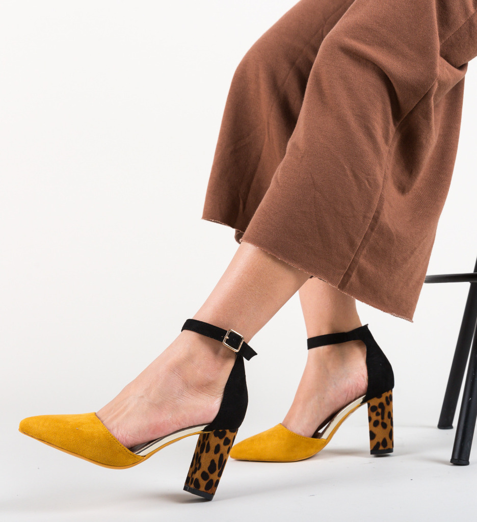 Pantofi kory galbeni