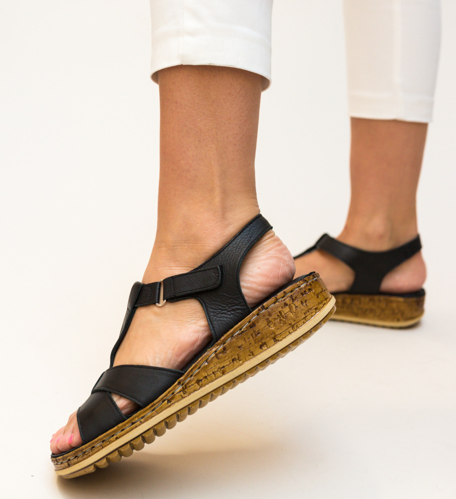Sandale ciocos negre