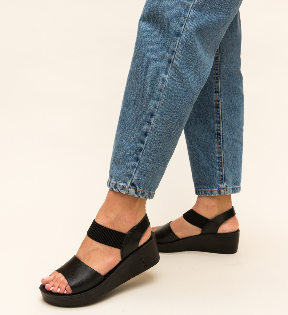 Sandale cline negre