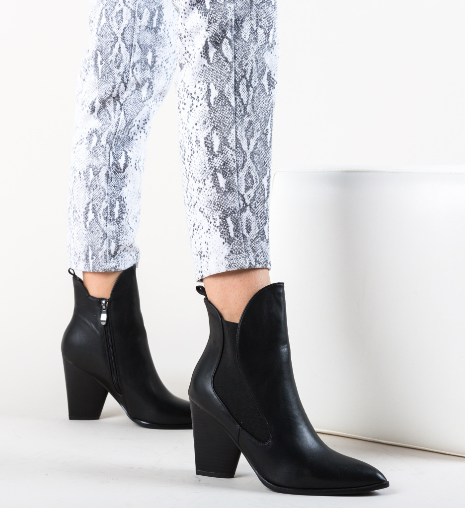 Botine ayers negre