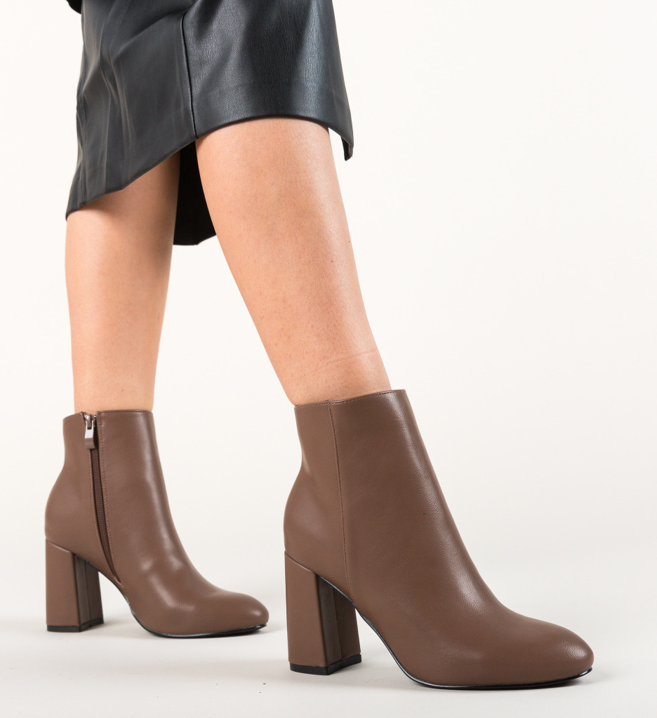 Botine stef khaki