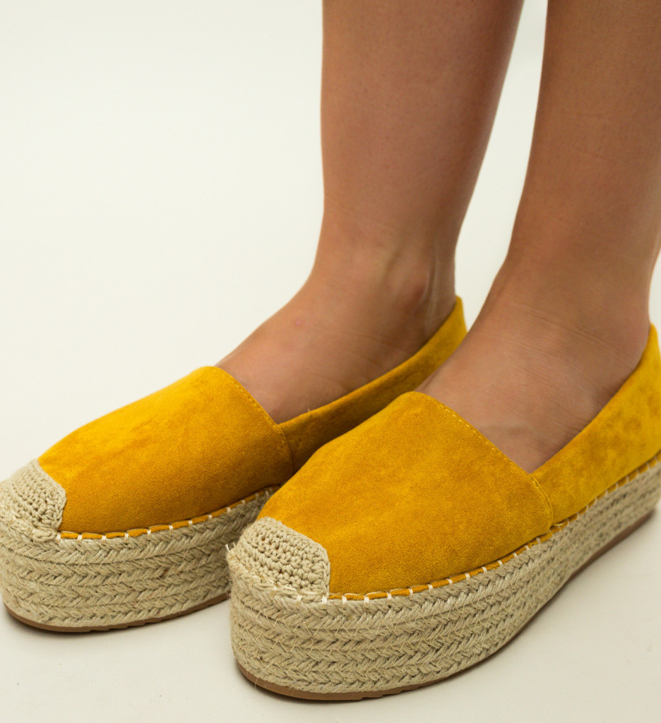 Espadrile salinas galbene