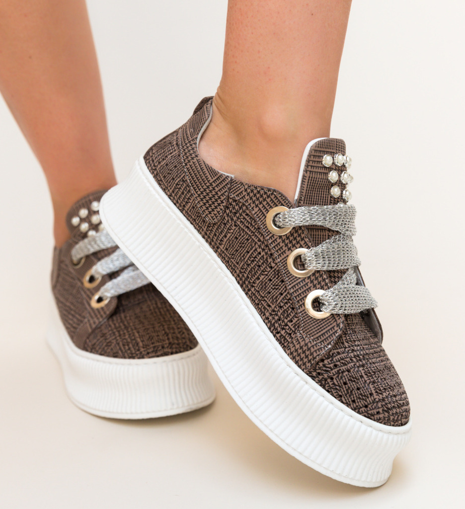 Pantofi casual blinders maro