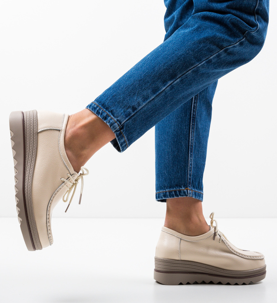 Pantofi Casual Bubina Bej