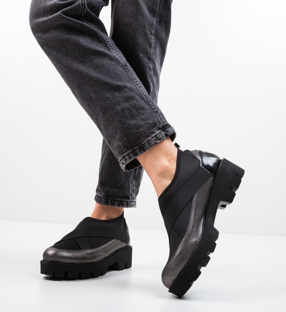 Pantofi Casual Buse Gri