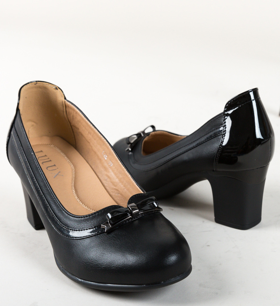 Pantofi clemons negri