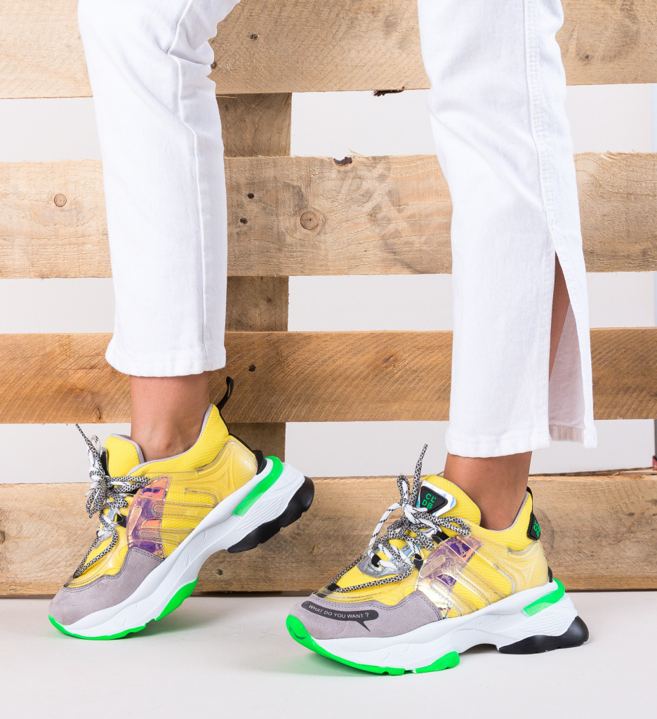 Pantofi sport ciaga galbeni