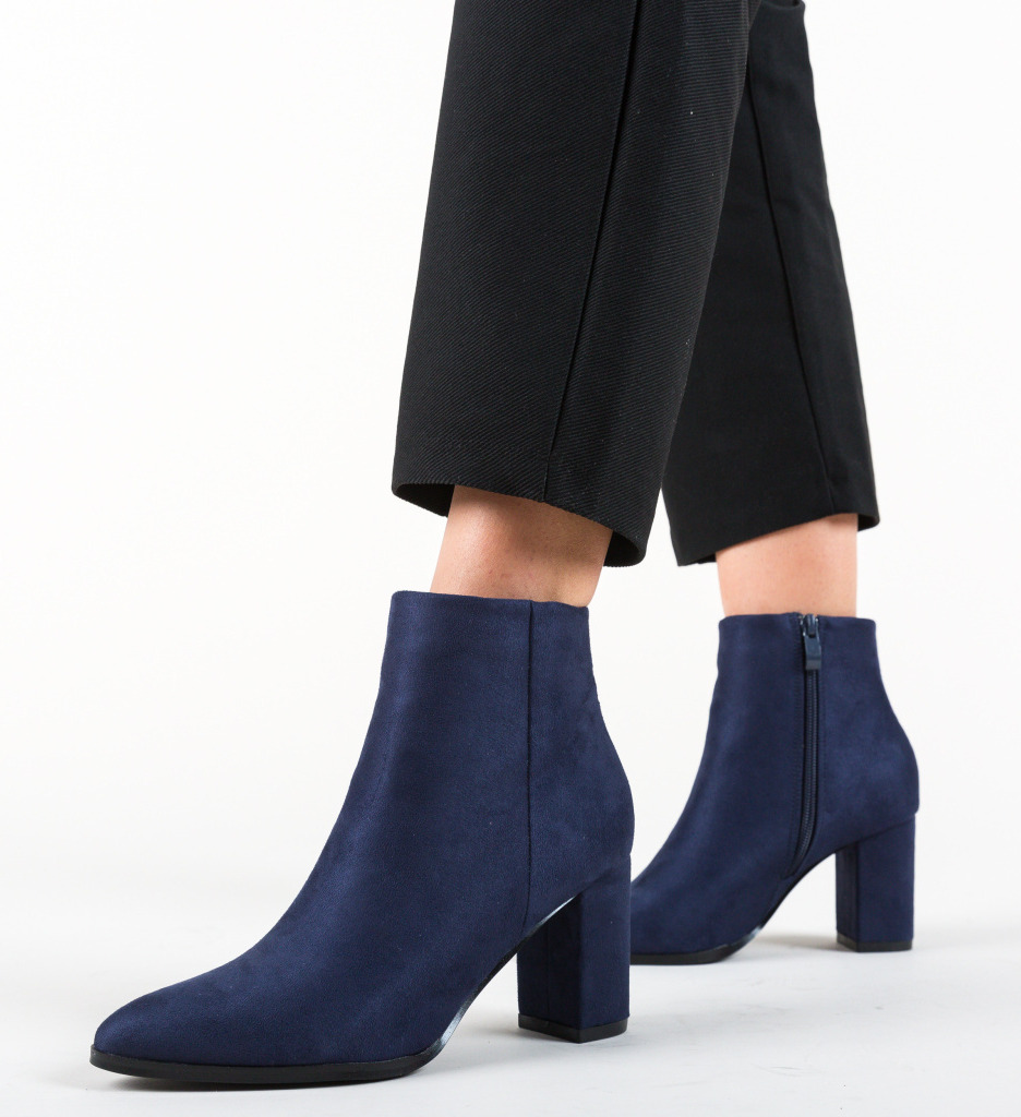 Botine rola bleumarin