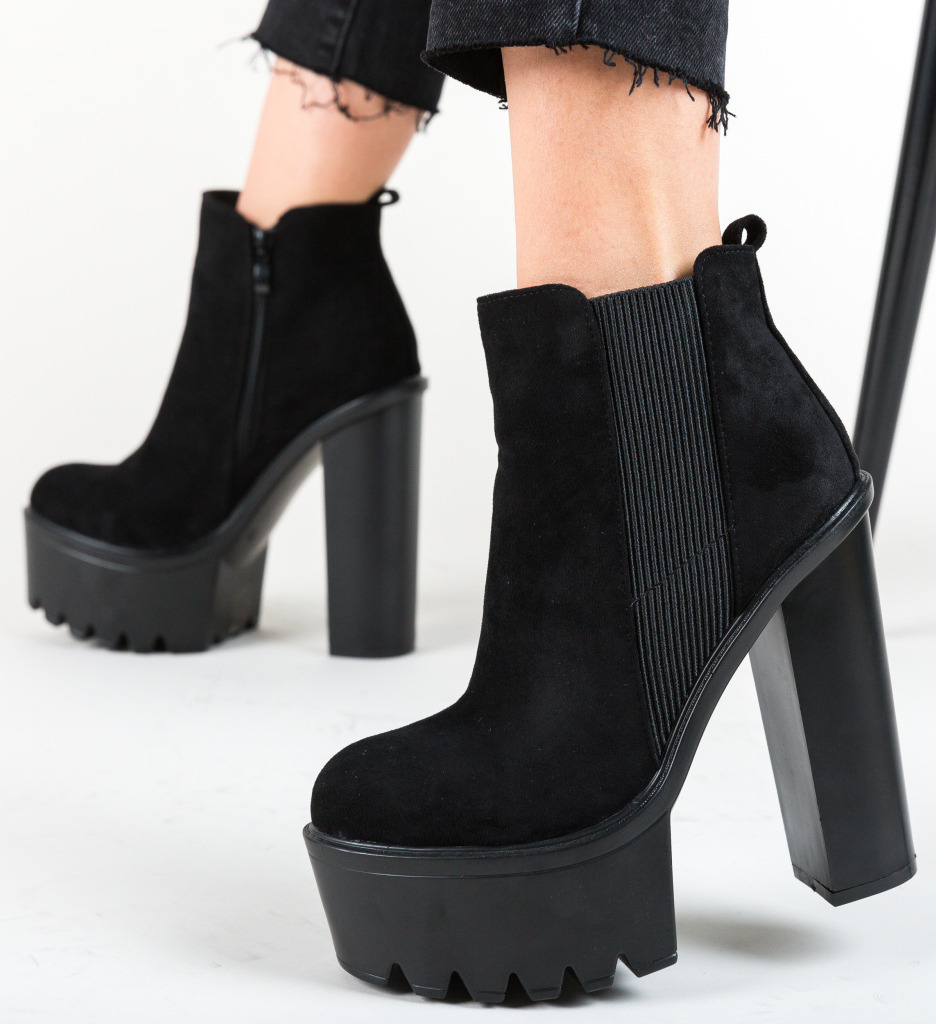 Botine rudd negre