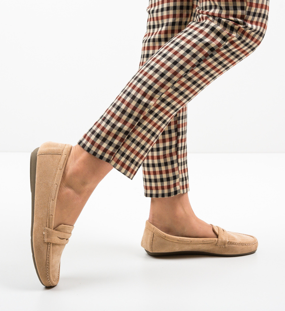 Pantofi Casual Amiq Bej
