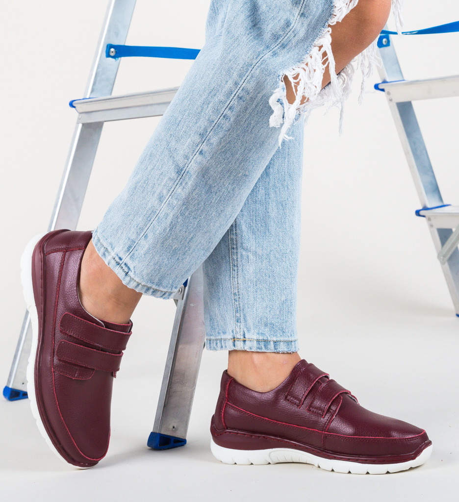 Pantofi casual grant grena