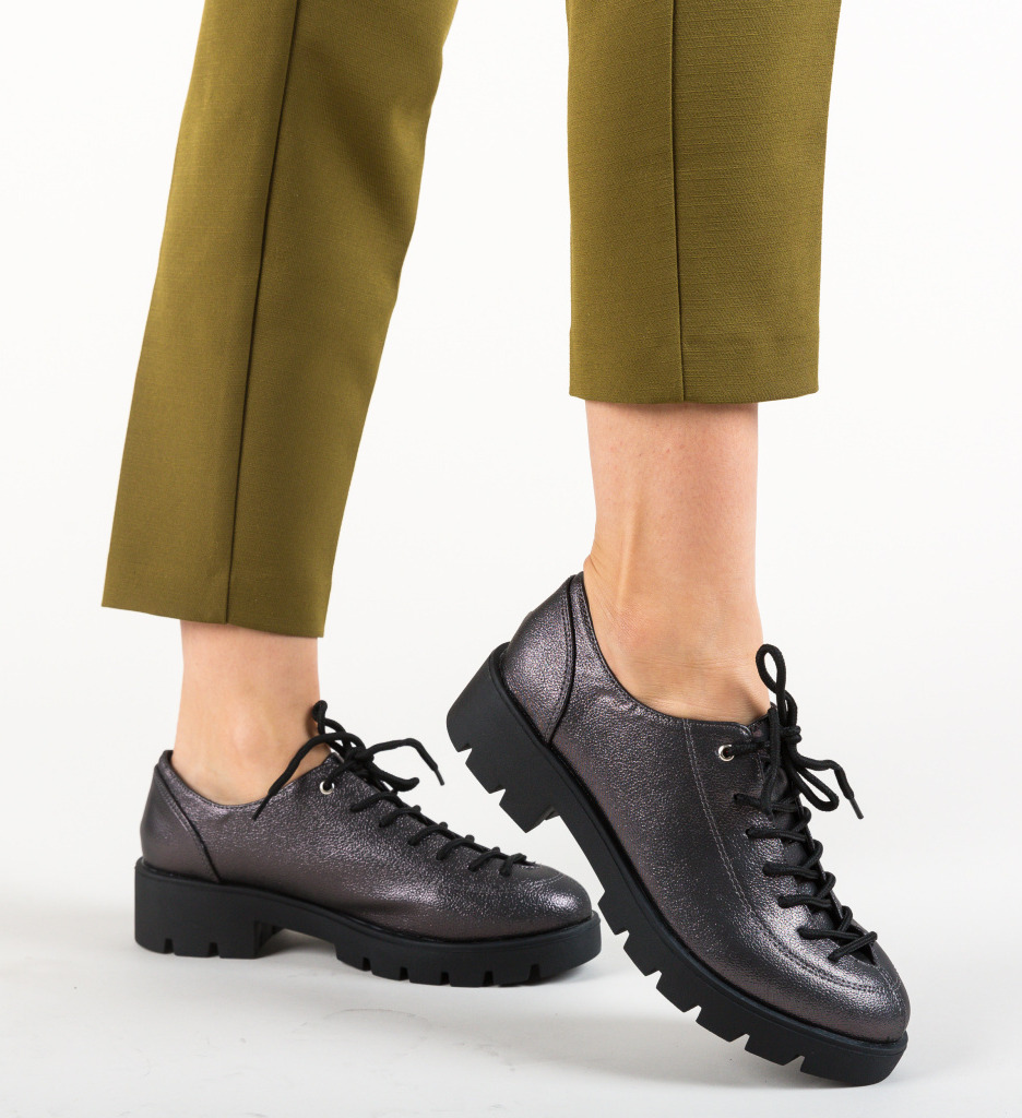 Pantofi casual mahdi gri