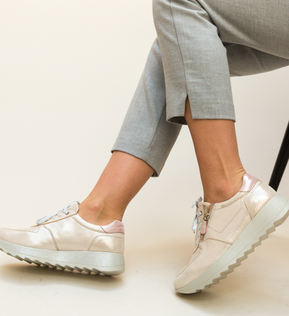 Pantofi casual poxiter bej