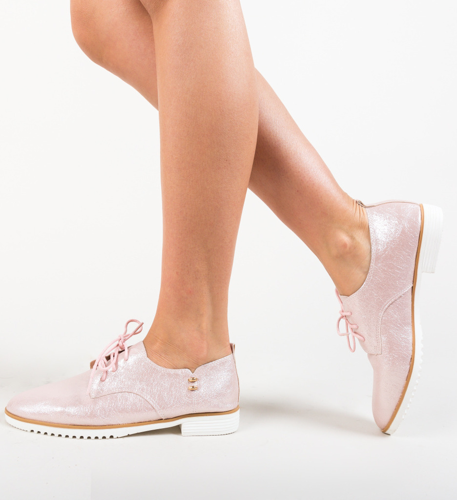 Pantofi casual yorko roz