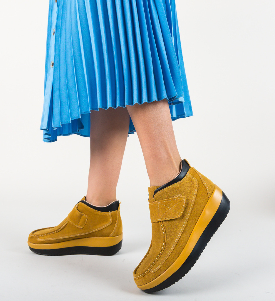 Pantofi casual zahraa bej