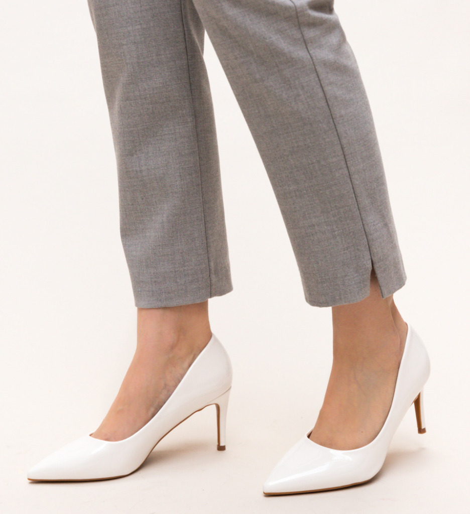 Pantofi Grace Albi