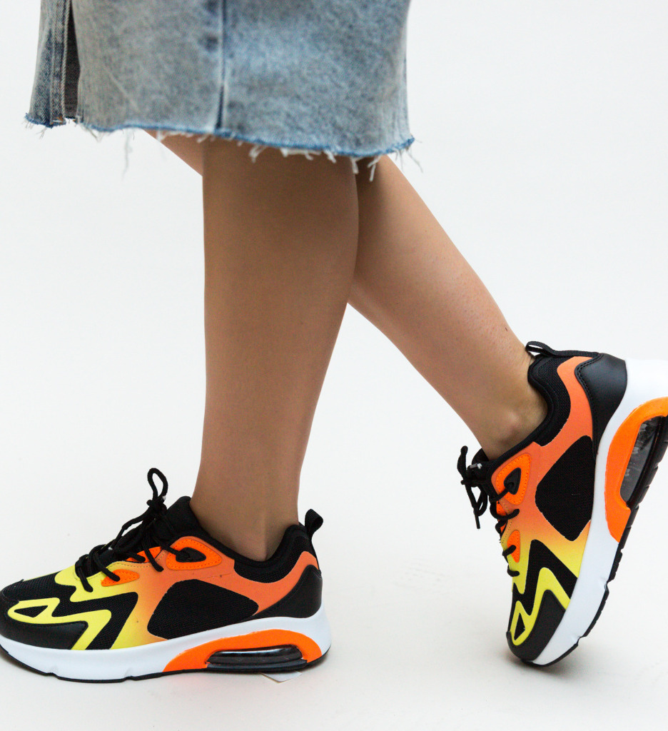 Pantofi sport faisal portocali