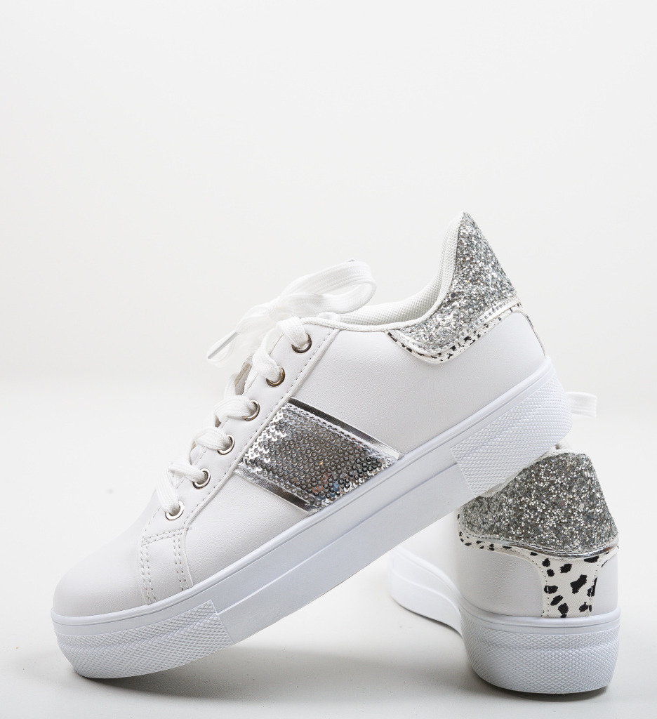 Pantofi Sport Mina Argintii