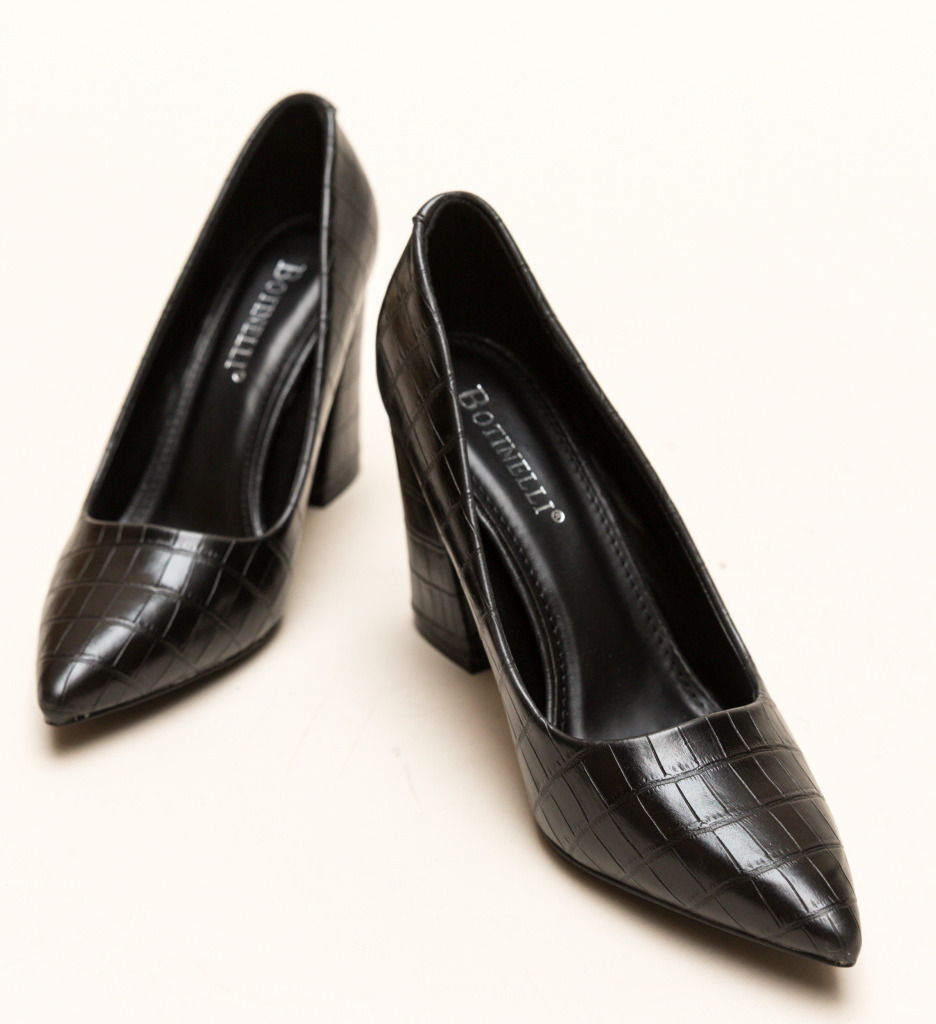 Pantofi stamley negri