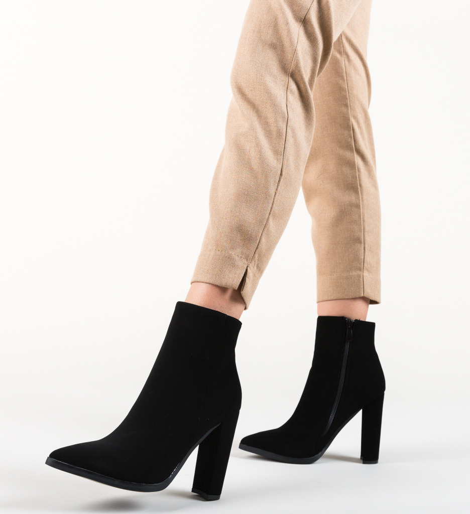 Botine bloom negre