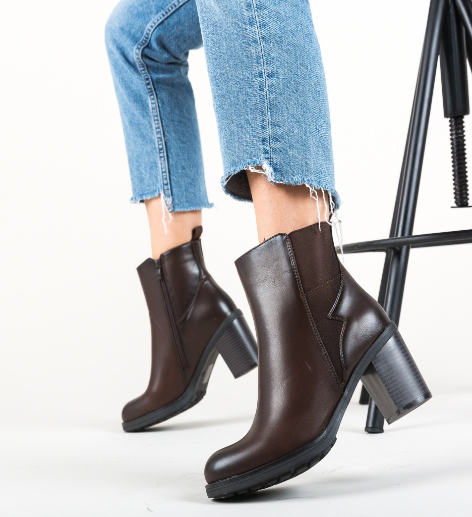 Botine gaines maro