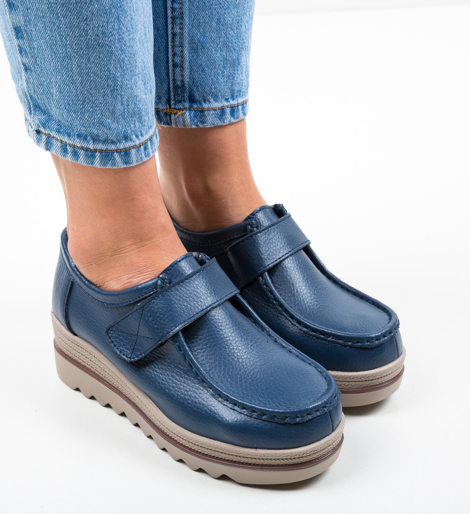 Pantofi Casual Abbi Albastri