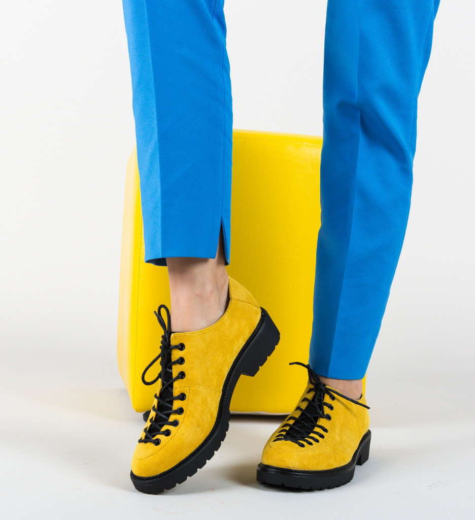 Pantofi casual odom galbeni